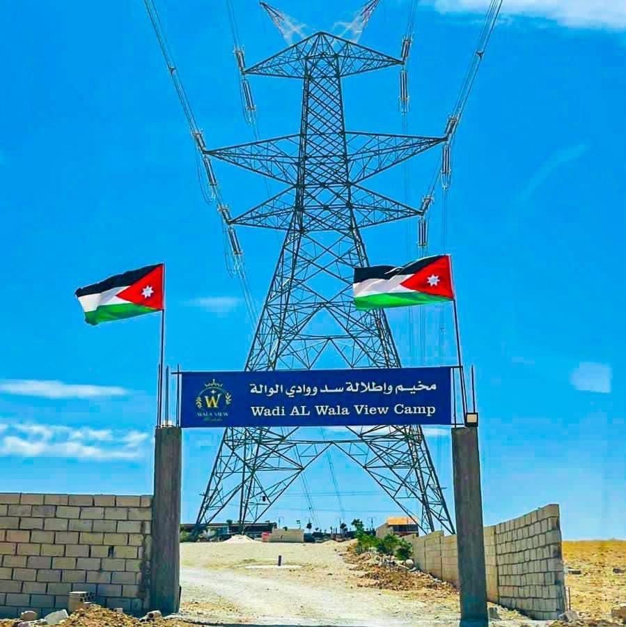 Wadi Al-Wala View Camp Hotel Madaba Bagian luar foto